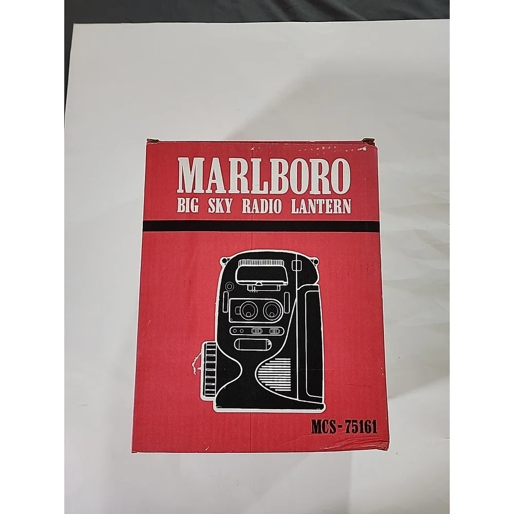 Big‎ Sky Radio-Lantern Marlboro Promo item New in box